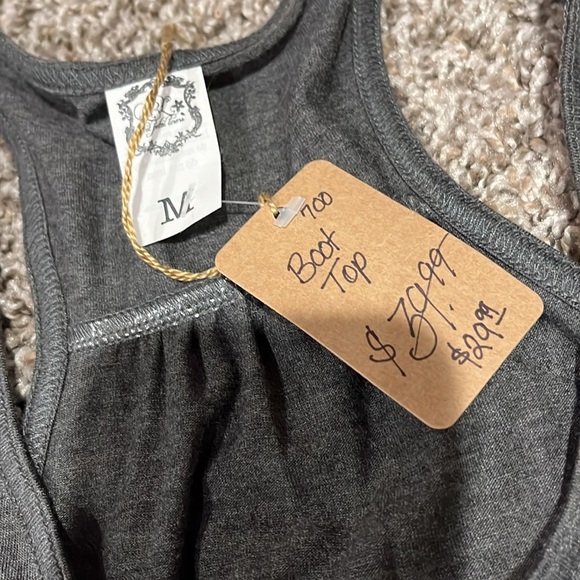 New with tags! Boot tank top - Picture 3 of 4